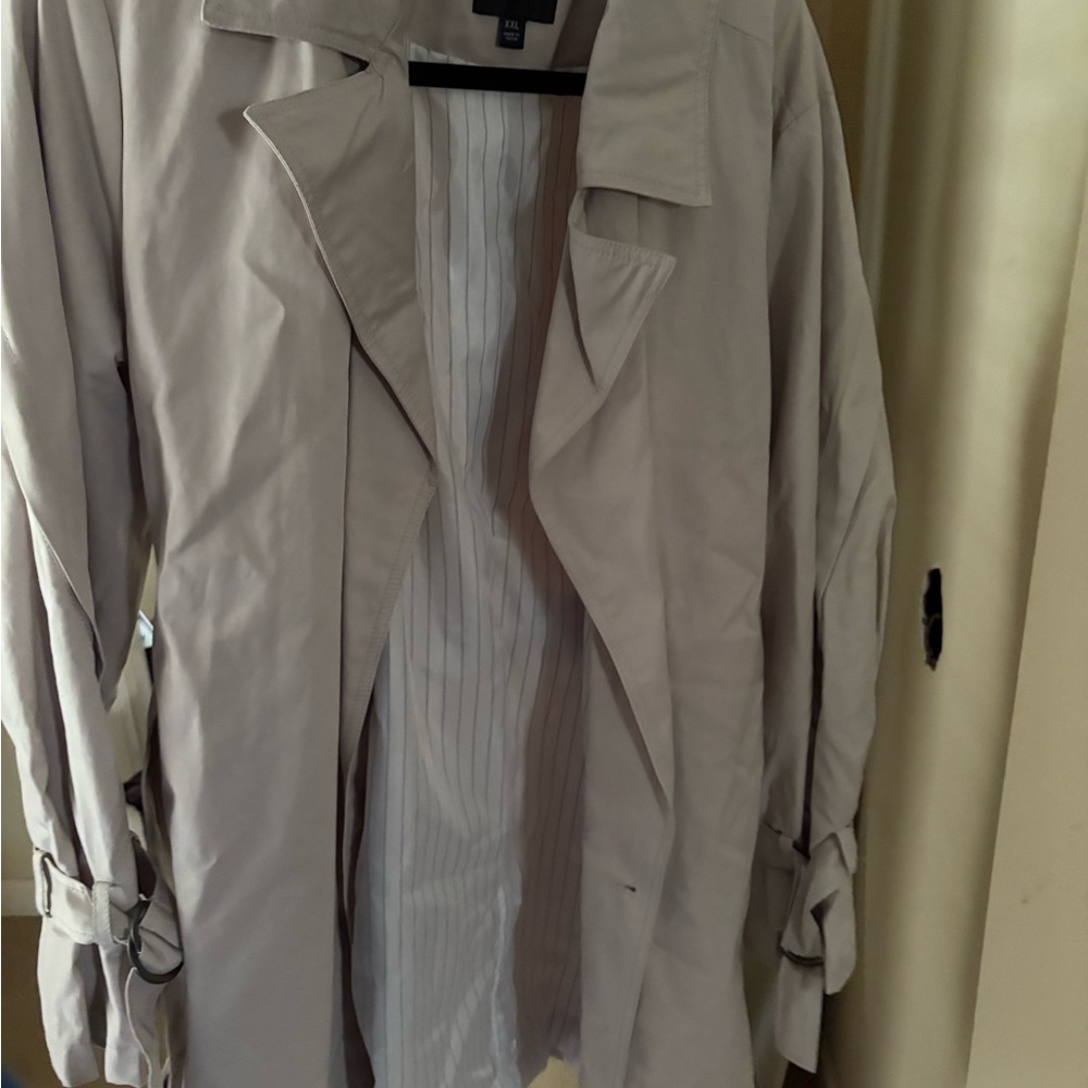 Simply Vera Vera Wang Light Tan Trench Coat